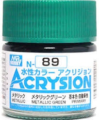 Mr Hobby Acrysion N89 - Metallic Green (Metallic/Primary)