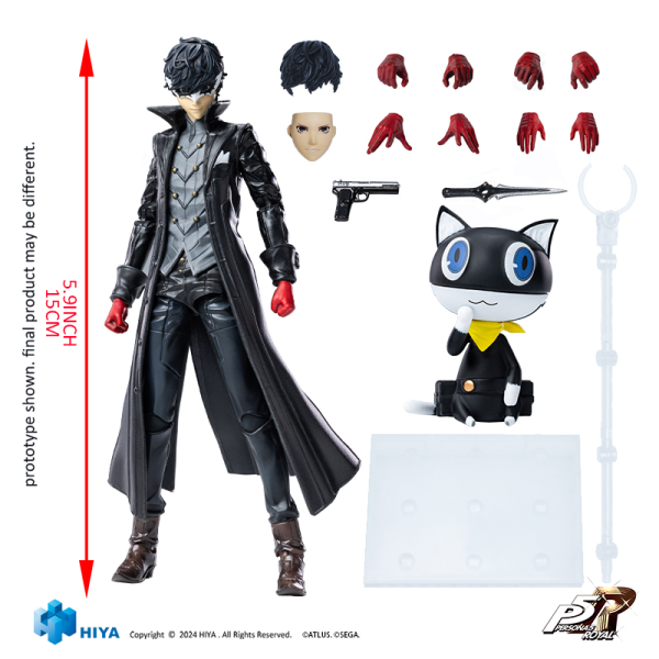 HIYA TOYS Exquisite Basic Series 1/12 Scale 6 Inch PERSONA 5 Joker(6957534203787)(6957534203787)