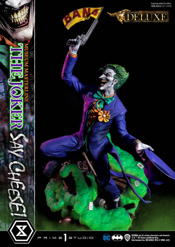 Prime 1 Studio Museum Masterline Batman (Comics) The Joker - Say Cheese DX Bonus Version | 4580708035123