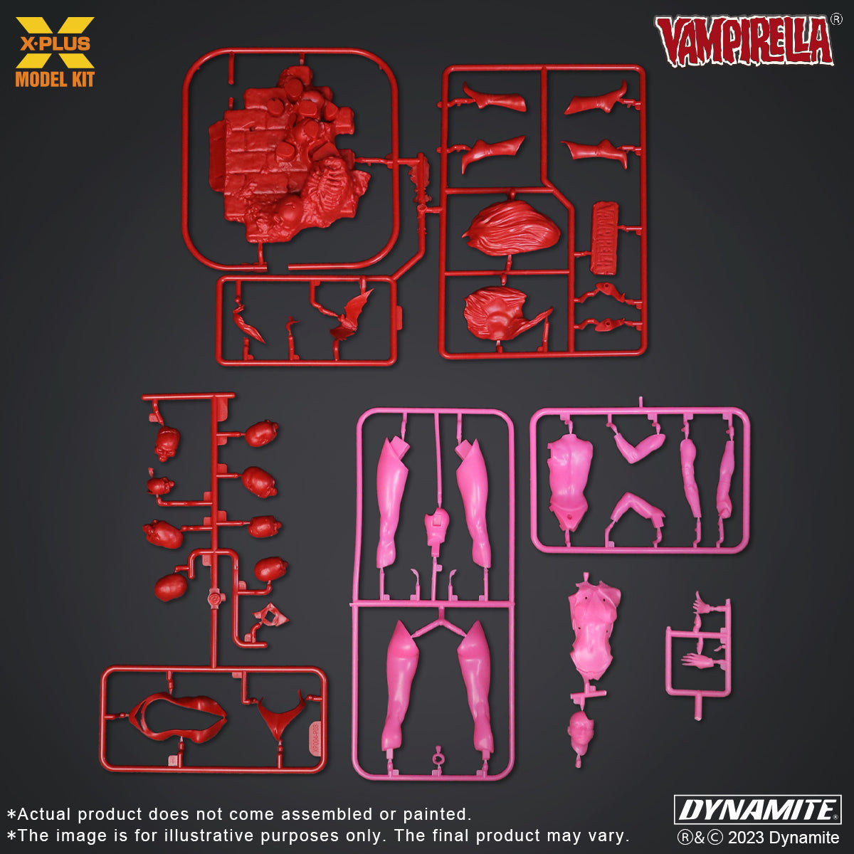 X-Plus 1/8 Vampirella Jose Gonzalez Edition (Glows In The Dark) Plastic Model Kit