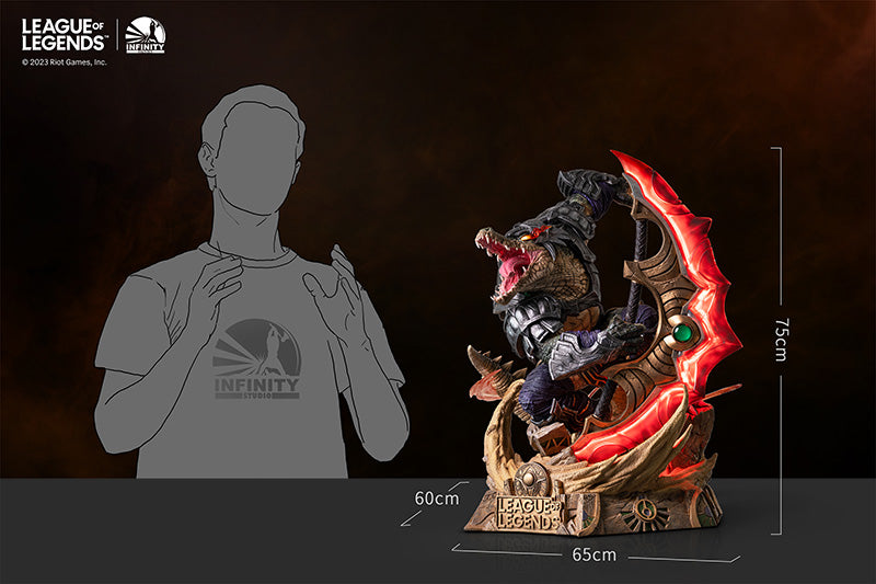 Infinity Studio League of Legends Series The Butcher of the Sands Renekton Statue Worlds Ver. 1/4 Scale Figure