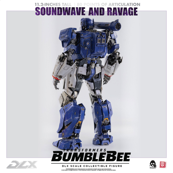 Three Zero Transformers: Bumblebee - DLX Soundwave and Ravage