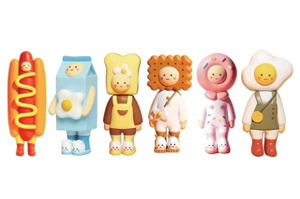 PMOA UOVO FRIEND - Food Series(re-run) (Set of 6 figures)