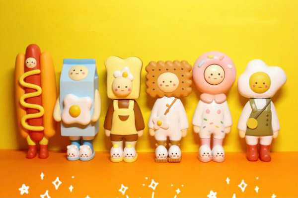 PMOA UOVO FRIEND - Food Series(re-run) (Set of 6 figures)