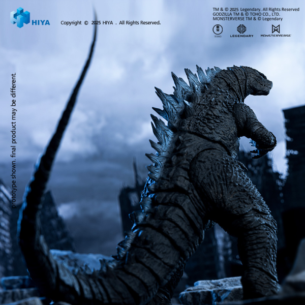 HIYA TOYS Exquisite Basic Series None Scale 7 Inch Godzilla 2014 Godzilla Translucent Ver.(6957534204111)(6957534204111)