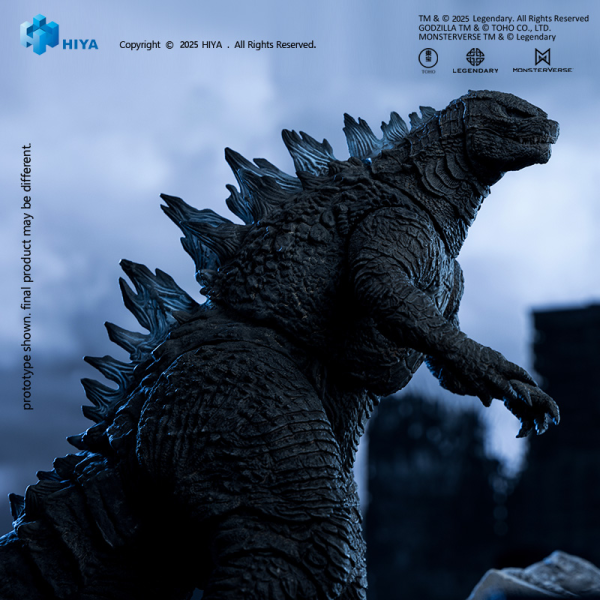 HIYA TOYS Exquisite Basic Series None Scale 7 Inch Godzilla 2014 Godzilla Translucent Ver.(6957534204111)(6957534204111)