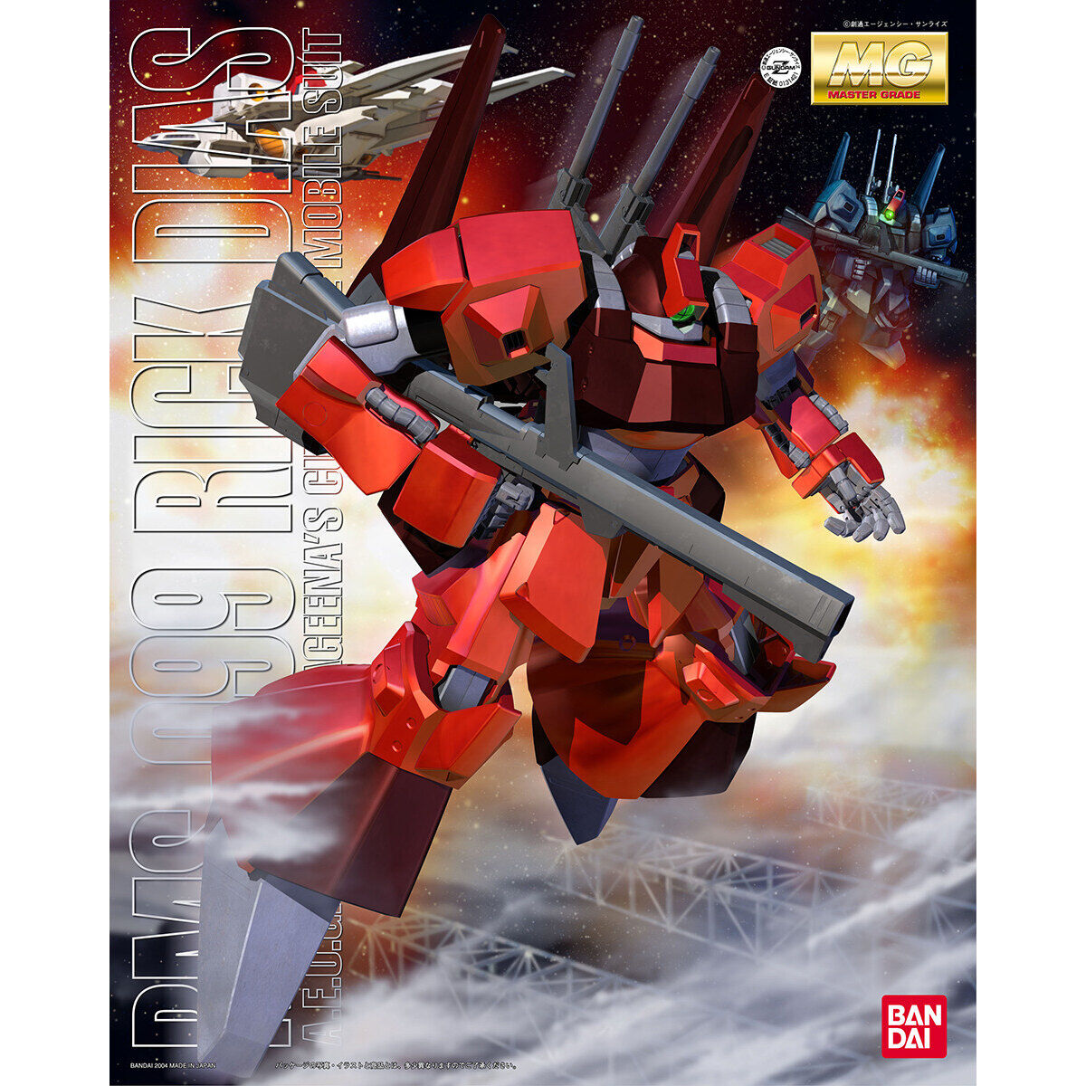 BANDAI Hobby MG 1/100 RICK DIAS QUATTORO COLOR (RED)