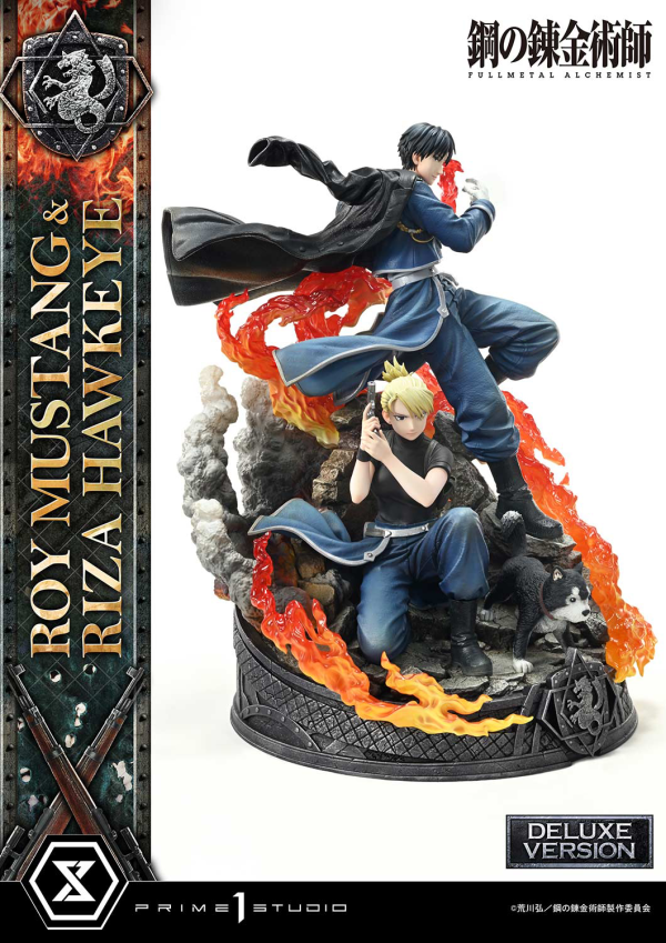 Prime 1 Studio Concept Masterline Fullmetal Alchemist Roy Mustang & Riza Hawkeye DX Bonus Version | 4580708049595