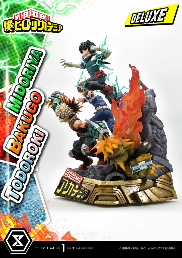 Prime 1 Studio Ultimate Premium Masterline My Hero Academia Midoriya, Bakugo & Todoroki Deluxe Version(4582535945804)(4582535945804)