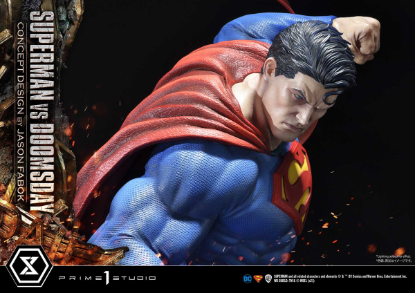 Prime 1 Studio Ultimate Museum Masterline Superman (Comics) Superman VS Doomsday (Concept By Jason Fabok)(4580708034157)(4580708034157)