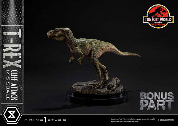 Prime 1 Studio Legacy Museum Collection The Lost World: Jurassic Park (Film) T-Rex Cliff Attack 1/15 scale Bonus Version(4582647121011)(4582647121011)