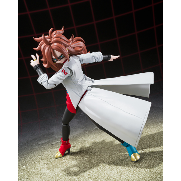 BANDAI Spirits S.H.Figuarts ANDROID 21 (Lab Coat) (P-Bandai Exclusive)