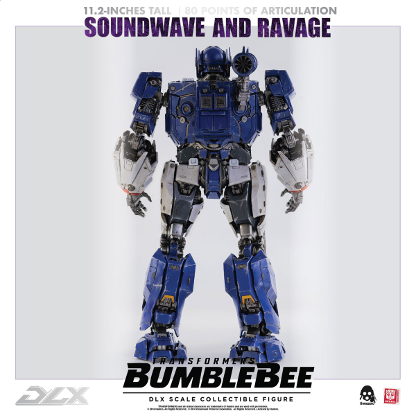 Three Zero Transformers: Bumblebee - DLX Soundwave and Ravage