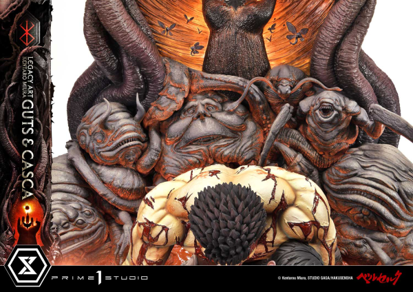 Prime 1 Studio Legacy Art "Kentaro Miura"  Berserk  Guts & Casca | 4580708049847