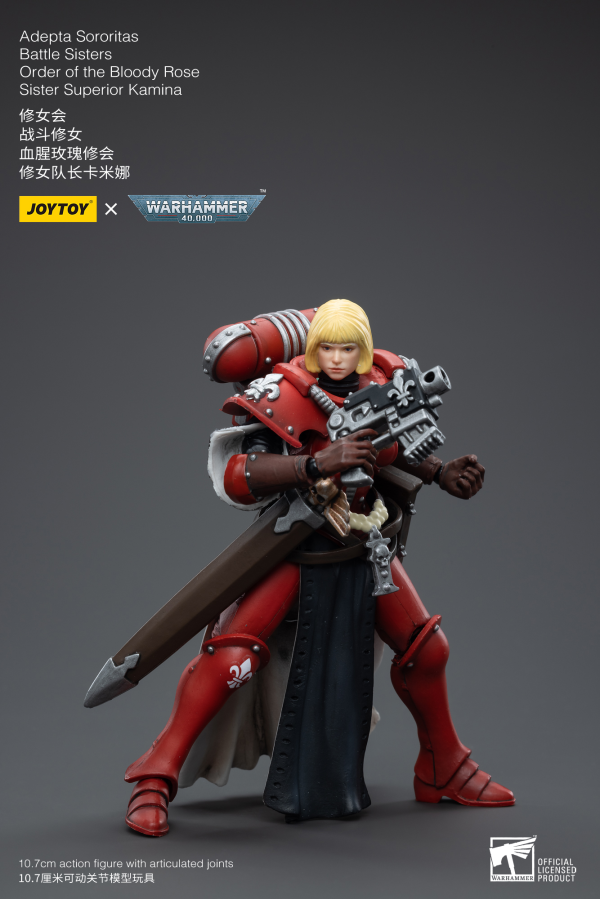 Joy Toy Adepta Sororitas Battle Sisters Order of the Bloody Rose Sister Superior Kamina