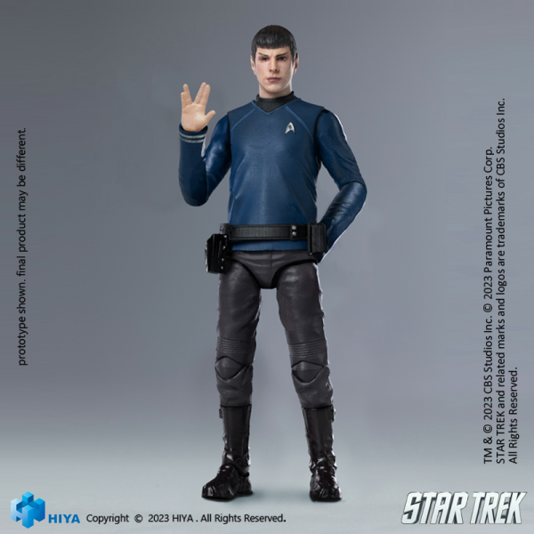 HIYA Toys Exquisite Mini Series 1/18 Scale STAR TREK 2009 Spock(6957534202575)(6957534202575)