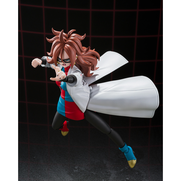 BANDAI Spirits S.H.Figuarts ANDROID 21 (Lab Coat) (P-Bandai Exclusive)