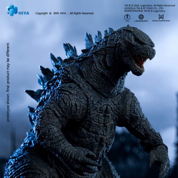 HIYA TOYS Exquisite Basic Series None Scale 7 Inch Godzilla 2014 Godzilla Translucent Ver.(6957534204111)(6957534204111)