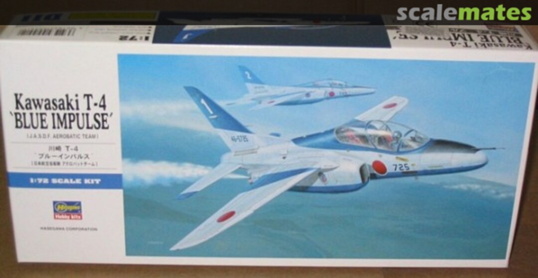 Hasegawa [D11] 1:72 KAWASAKI T-4 BLUE IMPULSE