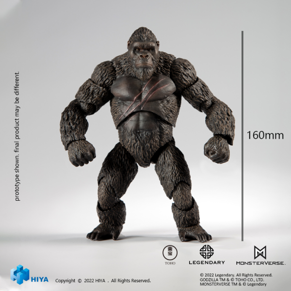 HIYA Toys EXQUISITE BASIC: "GODZILLA VS KONG" - Kong