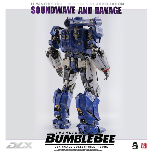 Three Zero Transformers: Bumblebee - DLX Soundwave and Ravage