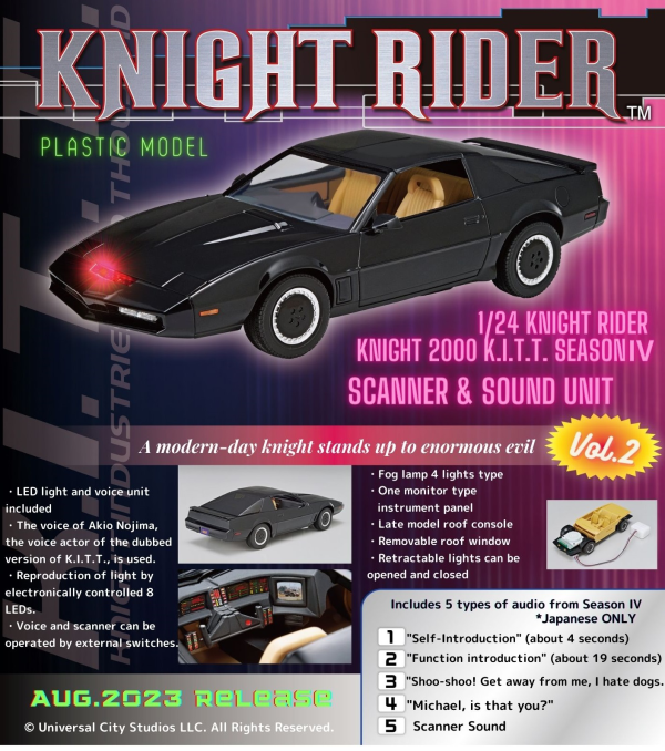 Aoshima 1/24 KNIGHT RIDER KNIGHT 2000 K.I.T.T. SEASON Ⅳ SCANNER & SOUND UNIT(4905083065617)(4905083065617)