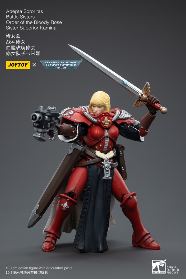 Joy Toy Adepta Sororitas Battle Sisters Order of the Bloody Rose Sister Superior Kamina