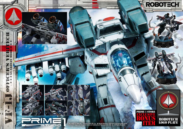 Prime 1 Studio Premium Masterline Robotech VF-1J Officers Veritech Guardian Mode(4582535944593)(4582535944593)