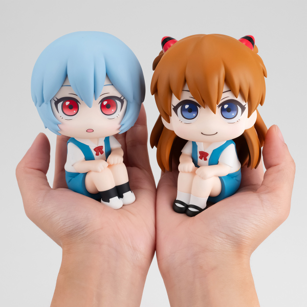 MegaHouse Lookup Evangelion： 3.0+1.0 Thrice Upon a Time  Rei Ayanami ＆Shikinami Asuka Langley  Set 【with gift】