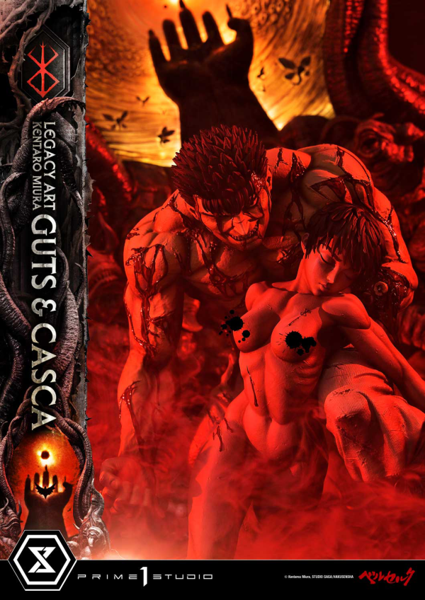 Prime 1 Studio Legacy Art "Kentaro Miura"  Berserk  Guts & Casca | 4580708049847