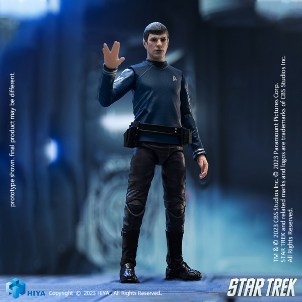 HIYA Toys Exquisite Mini Series 1/18 Scale STAR TREK 2009 Spock(6957534202575)(6957534202575)