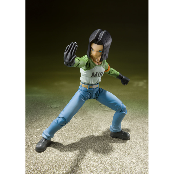 BANDAI Tamashii S.H.Figuarts ANDROID 17-UNIVERSE SURVIVAL SAGA- (P-Bandai Exclusive)