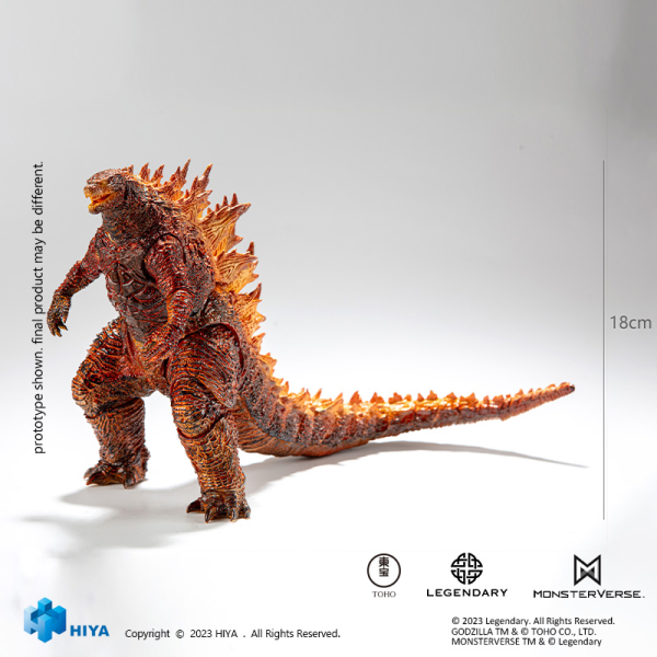 HIYA Toys Exquisite Basic Godzilla: King of the Monsters Burning Godzilla