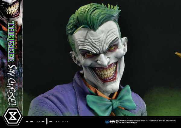 Prime 1 Studio Museum Masterline Batman (Comics) The Joker - Say Cheese DX Bonus Version | 4580708035123