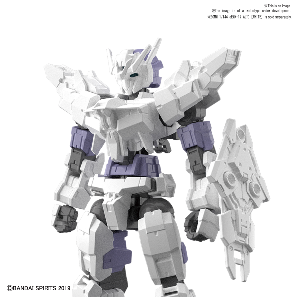 BANDAI HOBBY 30MM 1/144 OPTION ARMOR FOR COMMANDER TYPE [ALTO EXCLUSIVE/ WHITE](4573102580993)(4573102580993)