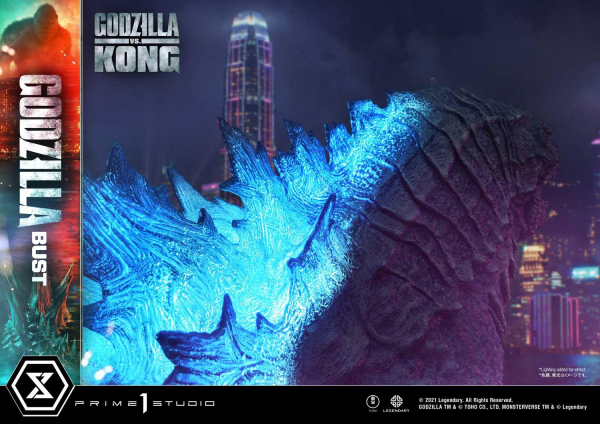 Prime 1 Studio Life Size Bust Godzilla vs Kong (Film) Godzilla Bonus Version | 4580708030975