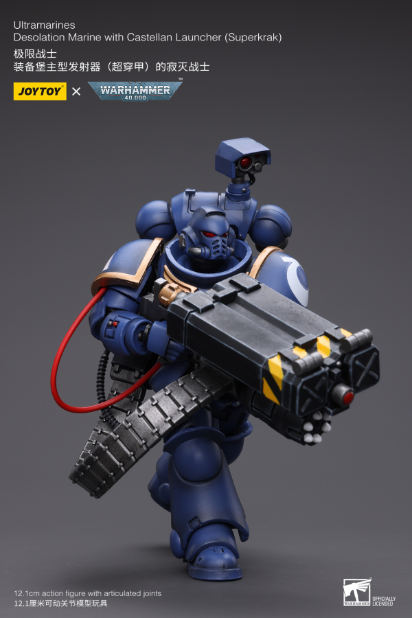 Joy Toy Ultramarines Desolation Marine with Castellan Launcher (Superkrak)