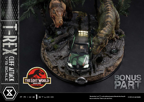 Prime 1 Studio Legacy Museum Collection The Lost World: Jurassic Park (Film) T-Rex Cliff Attack 1/15 scale Bonus Version(4582647121011)(4582647121011)