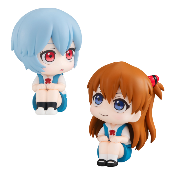 MegaHouse Lookup Evangelion： 3.0+1.0 Thrice Upon a Time  Rei Ayanami ＆Shikinami Asuka Langley  Set 【with gift】