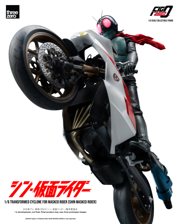 threezero FigZero 1/6 Transformed Cyclone for Masked Rider (SHIN MASKED RIDER)(4895250807563)(4895250807563)