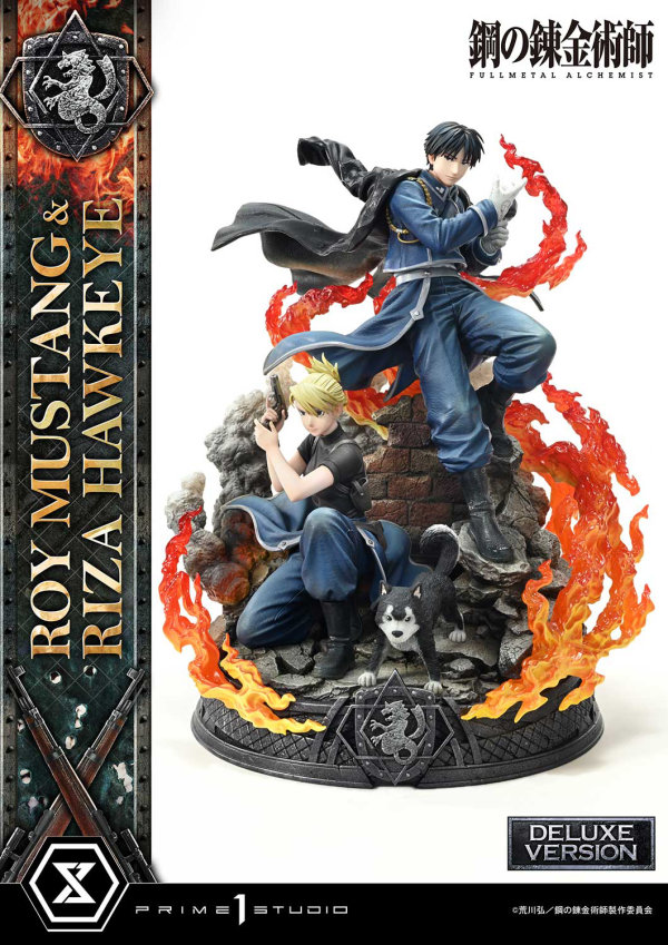 Prime 1 Studio Concept Masterline Fullmetal Alchemist Roy Mustang & Riza Hawkeye DX Bonus Version | 4580708049595