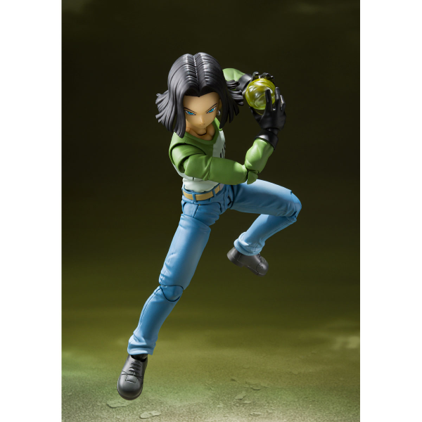 BANDAI Tamashii S.H.Figuarts ANDROID 17-UNIVERSE SURVIVAL SAGA- (P-Bandai Exclusive)