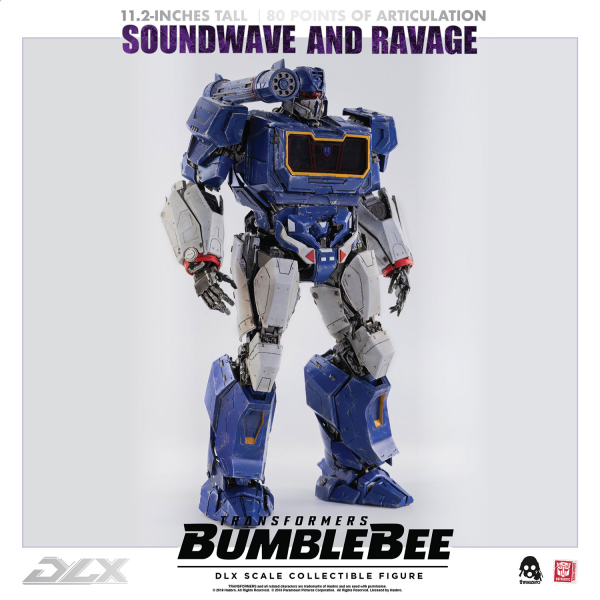 Three Zero Transformers: Bumblebee - DLX Soundwave and Ravage