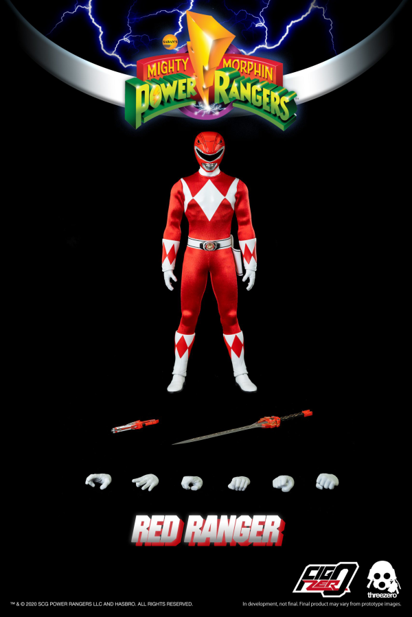 threezero Mighty Morphin Power Rangers – 1/6 Red Ranger(4897056204782)(4897056204782)