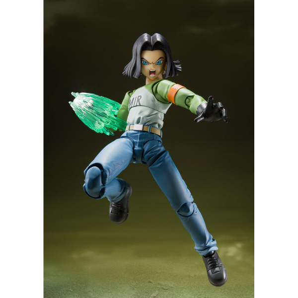 BANDAI Tamashii S.H.Figuarts ANDROID 17-UNIVERSE SURVIVAL SAGA- (P-Bandai Exclusive)