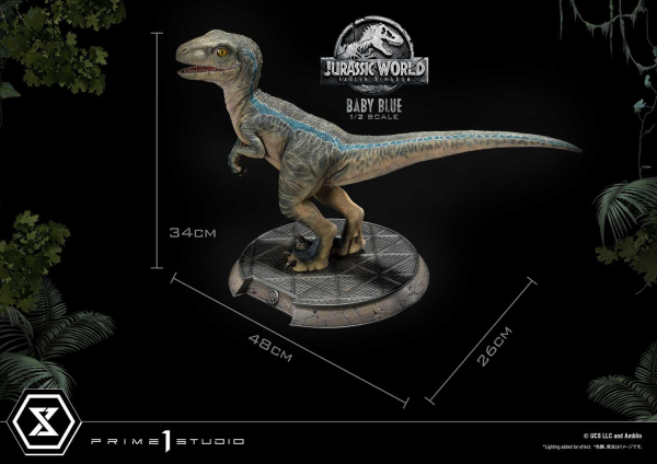 Prime 1 Studio Legacy Museum Collection Jurassic World: Fallen Kingdom (Film) Baby Blue 1/2 scale | 4580708035994