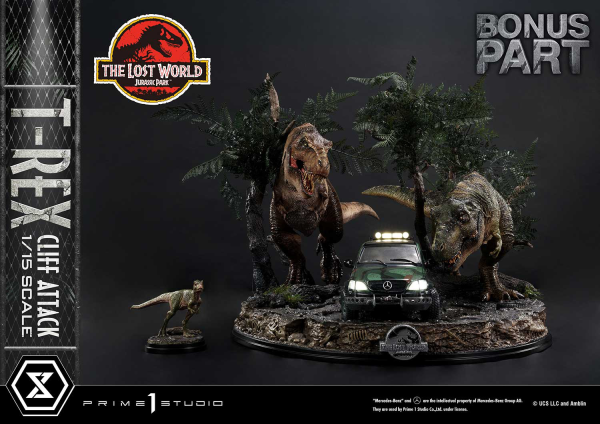 Prime 1 Studio Legacy Museum Collection The Lost World: Jurassic Park (Film) T-Rex Cliff Attack 1/15 scale Bonus Version(4582647121011)(4582647121011)