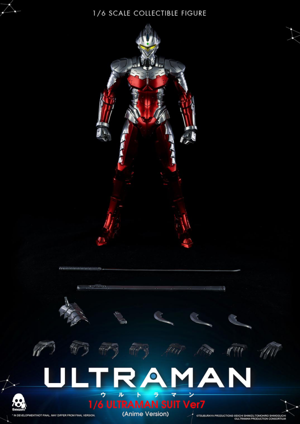 Three Zero 1/6 ULTRAMAN SUIT Ver7 (Anime Version)