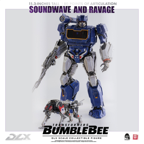 Three Zero Transformers: Bumblebee - DLX Soundwave and Ravage