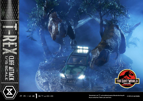 Prime 1 Studio Legacy Museum Collection The Lost World: Jurassic Park (Film) T-Rex Cliff Attack 1/15 scale Bonus Version(4582647121011)(4582647121011)